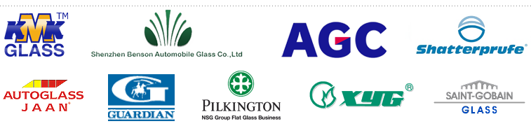 Фото логотипов стекол дл я авто с которыми работаем АвтостеклаПрофи